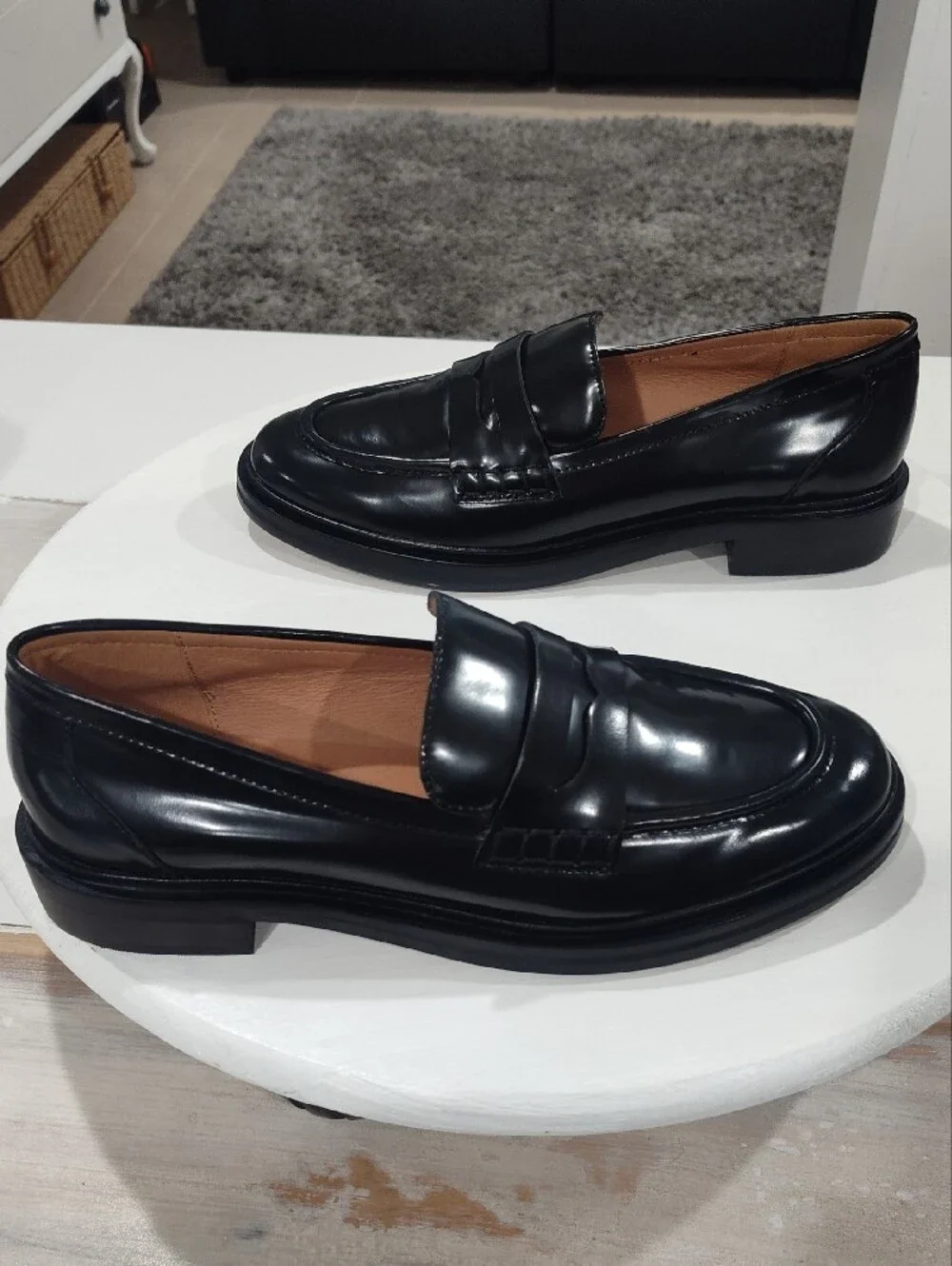 Madewell Vernon Loafer In Classic Black Size 10